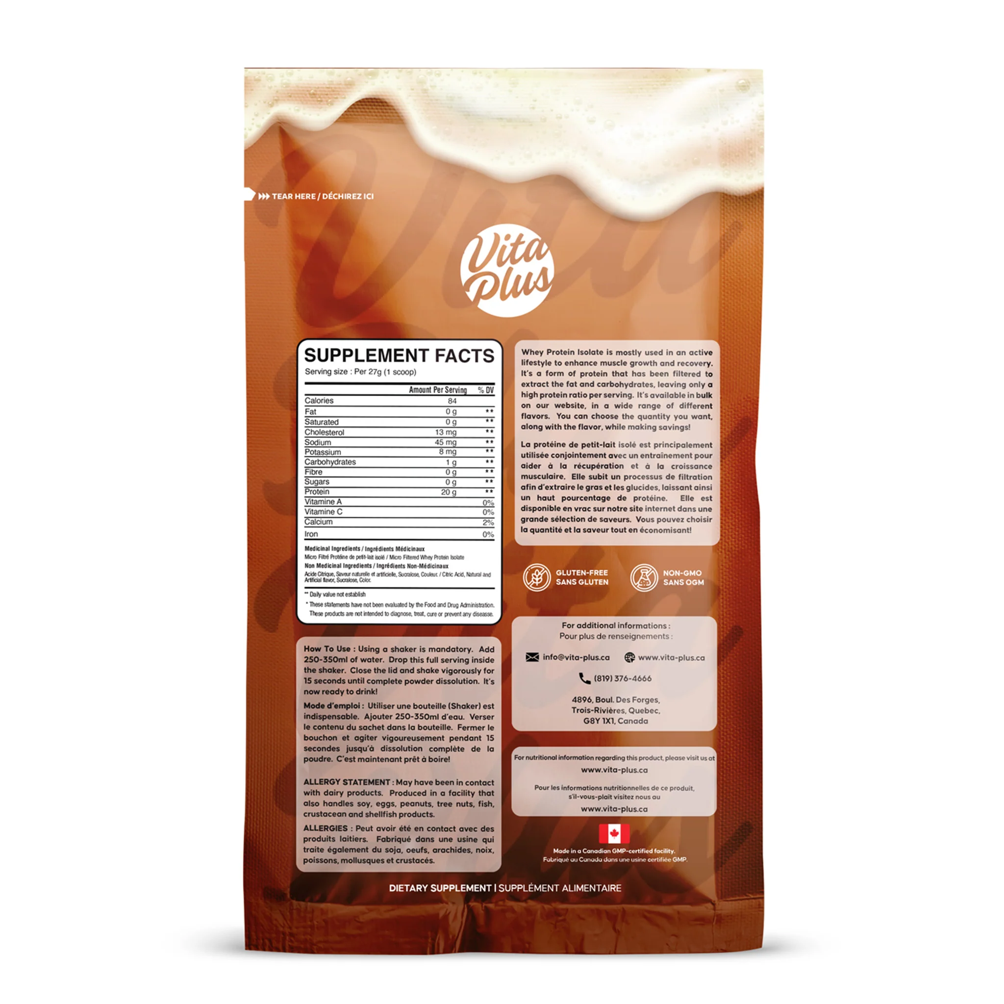VP Clear Protein Isolate Root Beer Sample (1 Unit) - Image 2