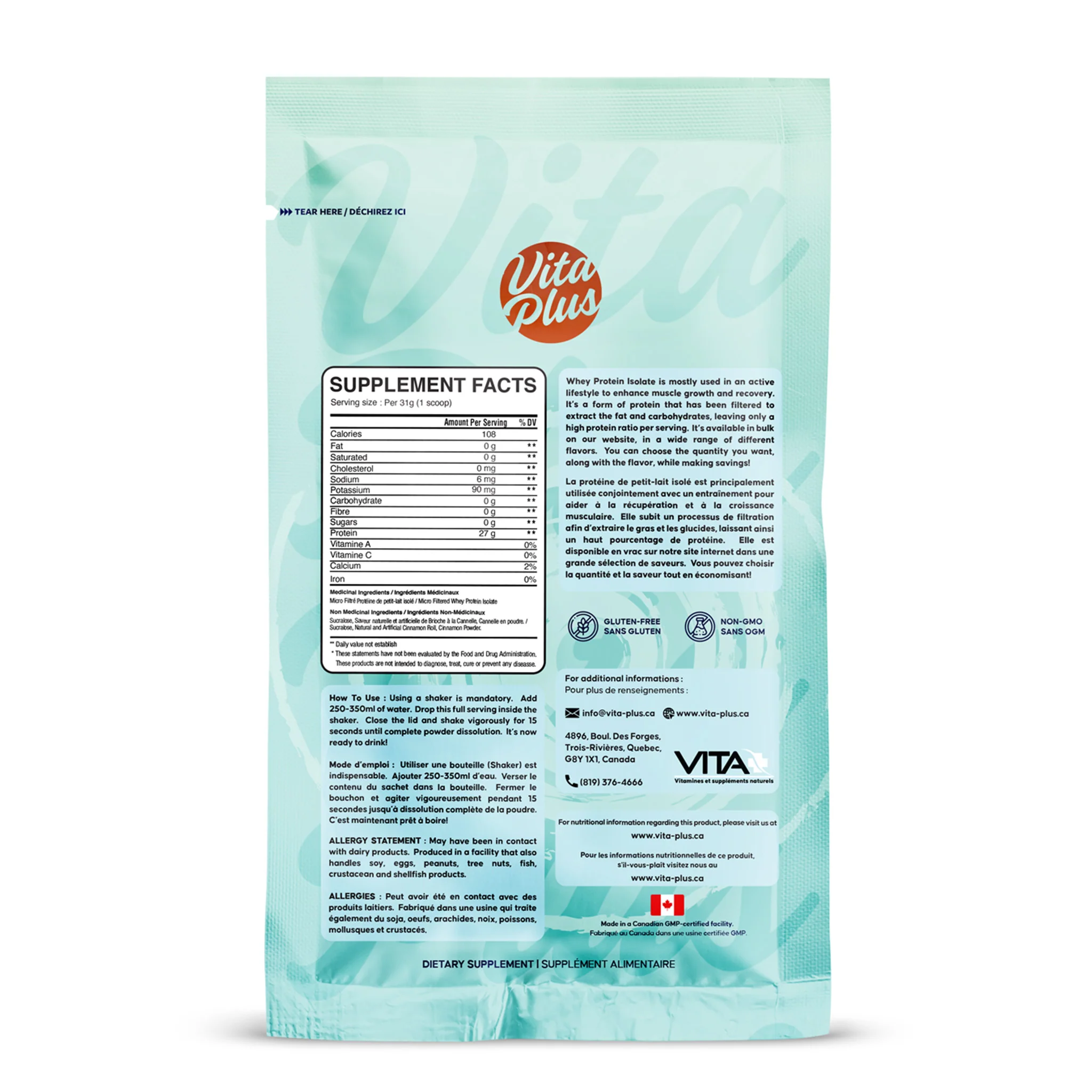VP Isolate Cinnamon Roll Sample (1 Unit) - Image 2
