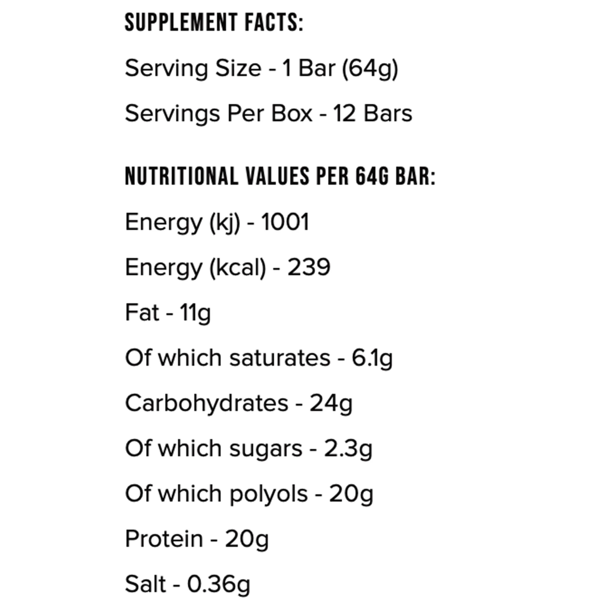 Warrior Crunch Protein Bars (12 Bars) - Image 4